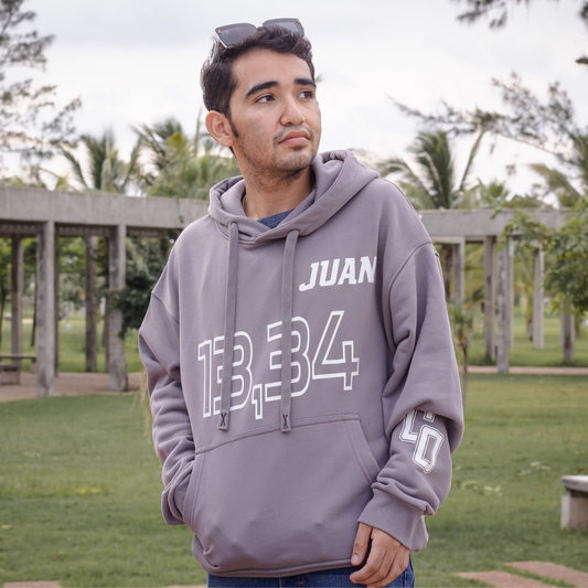 Hoodie Juan 13,34 Gris PREMIUM
