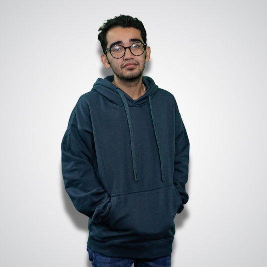 Hoodie Oversize Verde Gramaje 420